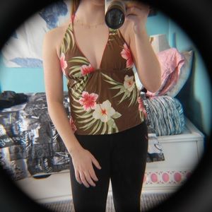 Hawaiian Floral Tankini